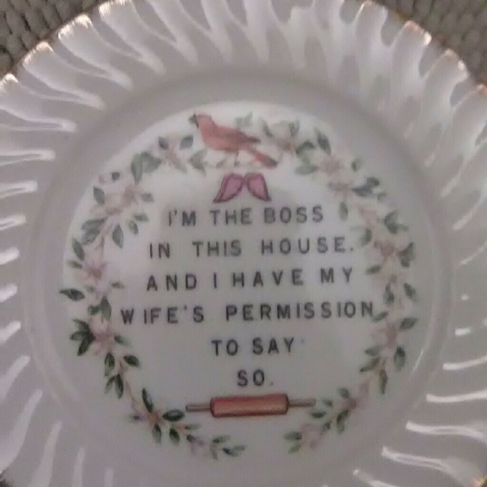 Vintage plate